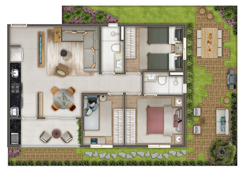Apartamento, 3 quartos, 64 m² - Foto 27