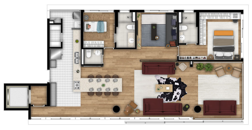 Apartamento, 3 quartos, 145 m² - Foto 21