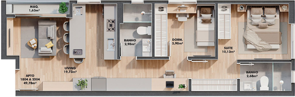 Apartamento, 1 quarto, 30 m² - Foto 42