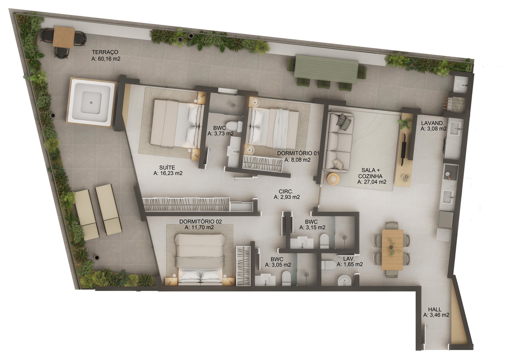 Apartamento, 4 quartos, 117 m² - Foto 45