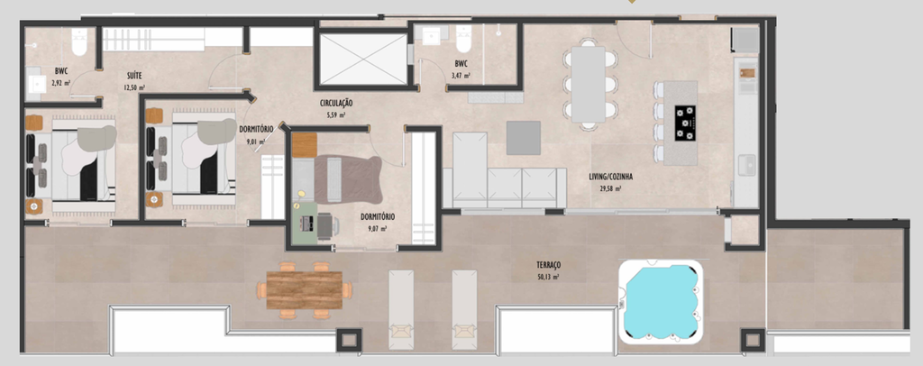 Apartamento, 3 quartos, 94 m² - Foto 97