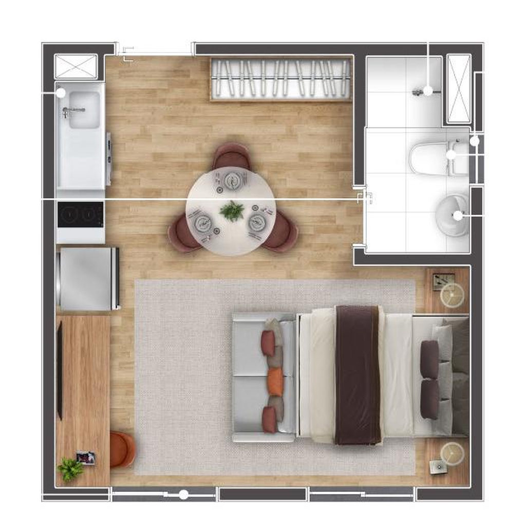 Apartamento, 1 quarto, 40 m² - Foto 18