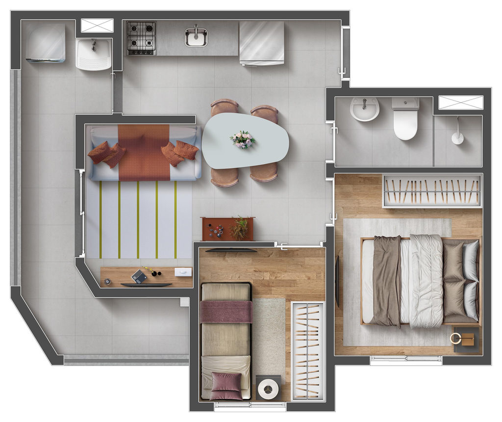 Apartamento, 1 quarto, 29 m² - Foto 34