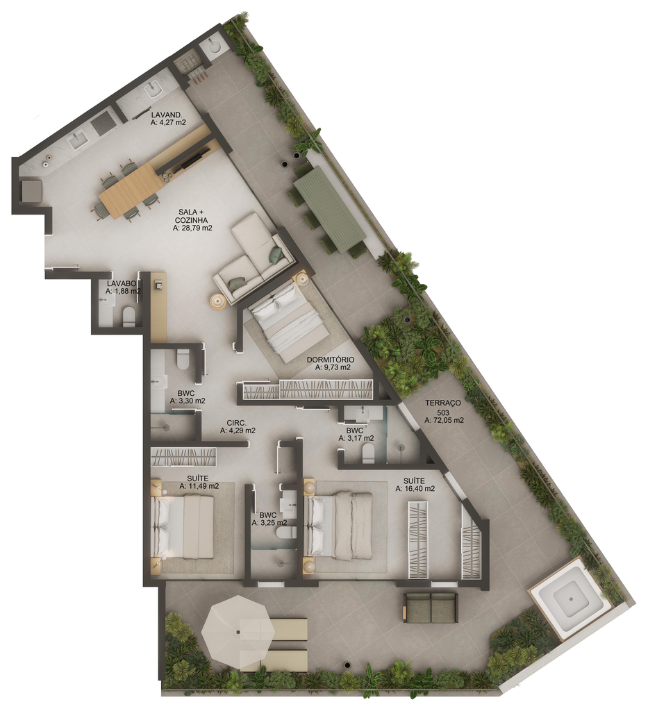 Apartamento, 4 quartos, 117 m² - Foto 46