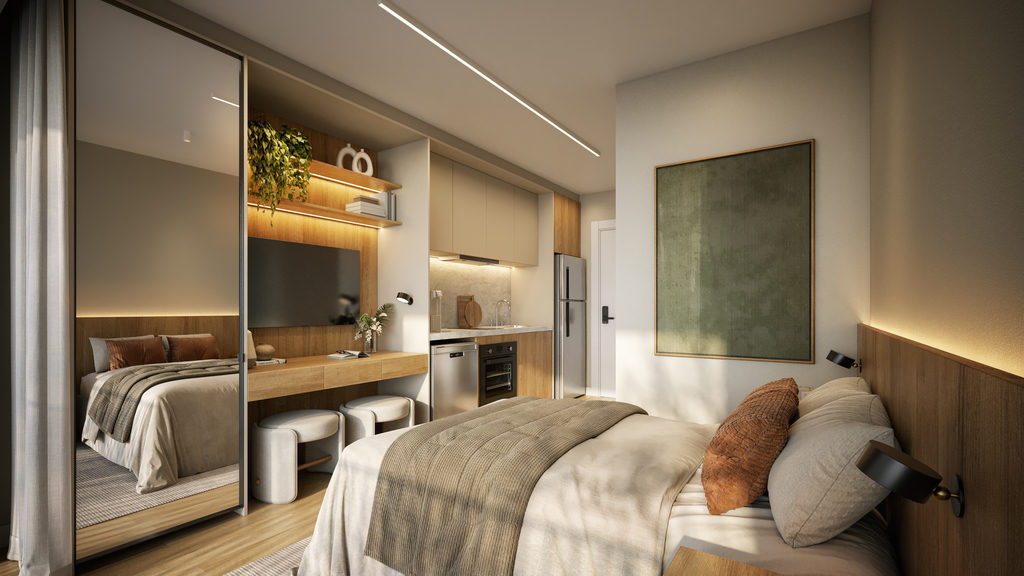 Apartamento, 2 quartos, 33 m² - Foto 3