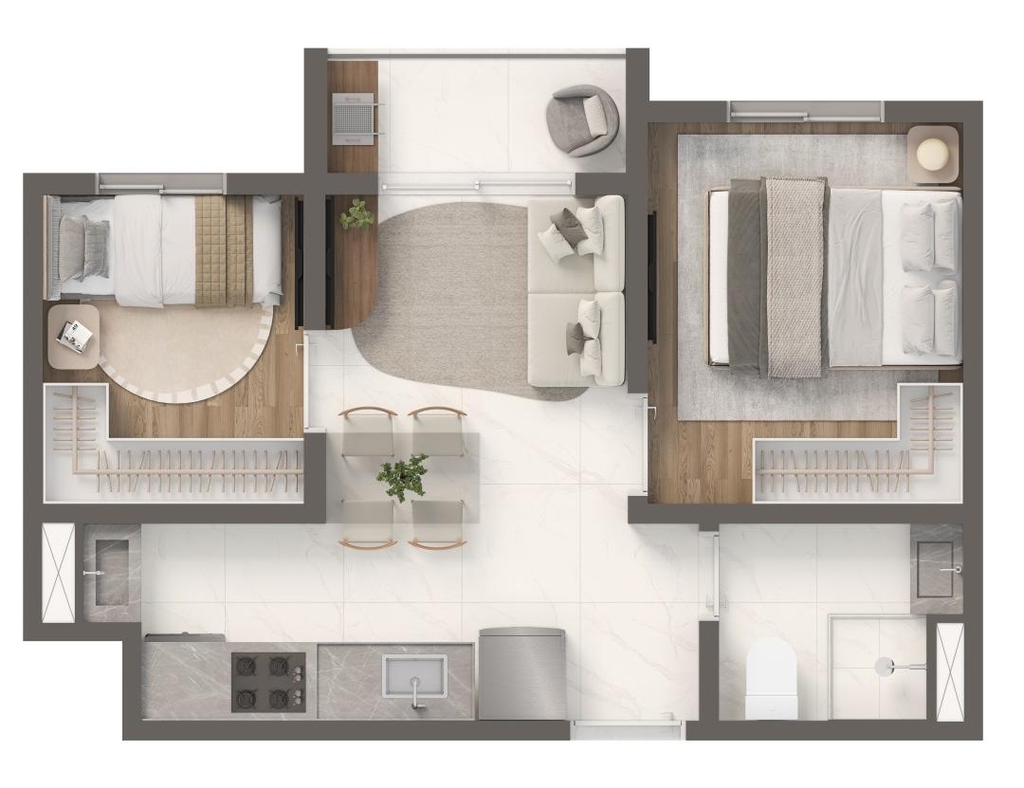 Apartamento, 2 quartos, 30 m² - Foto 29
