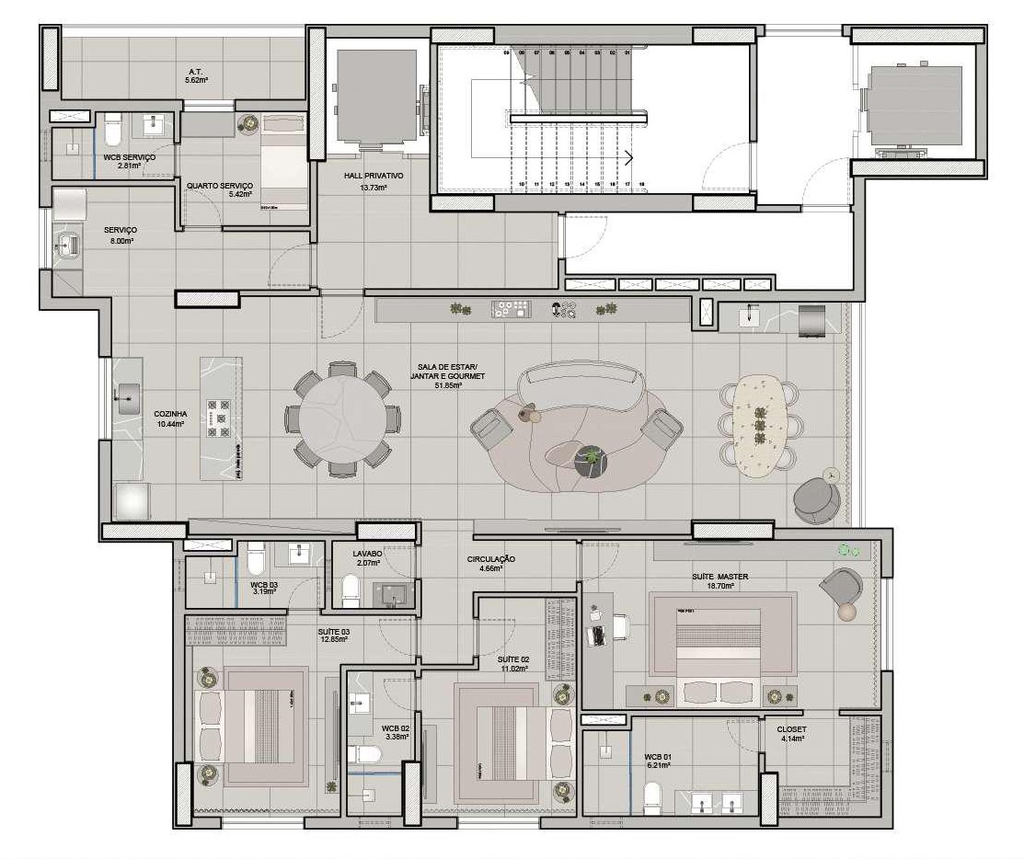 Apartamento, 3 quartos, 219 m² - Foto 16
