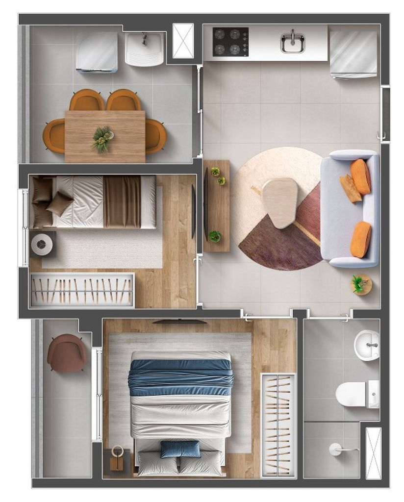 Apartamento, 1 quarto, 27 m² - Foto 32