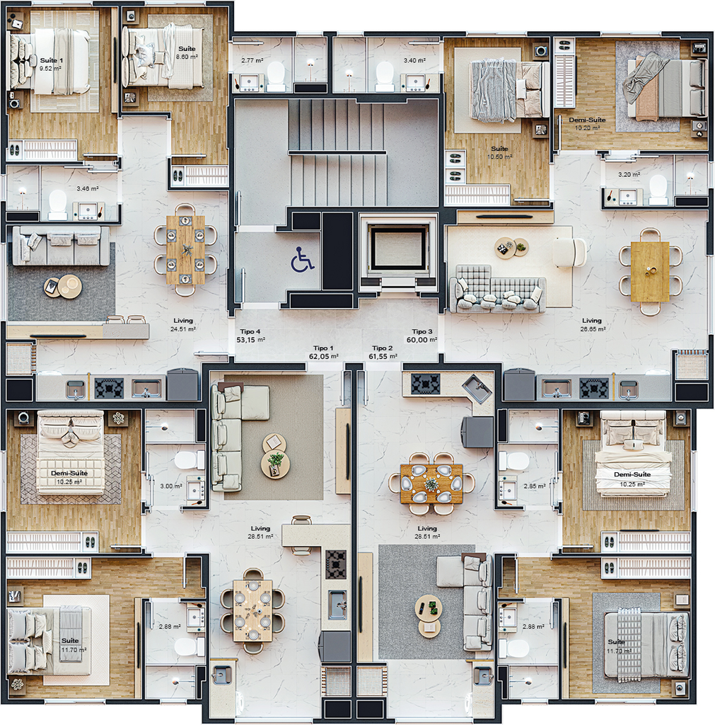 Apartamento, 2 quartos, 60 m² - Foto 16