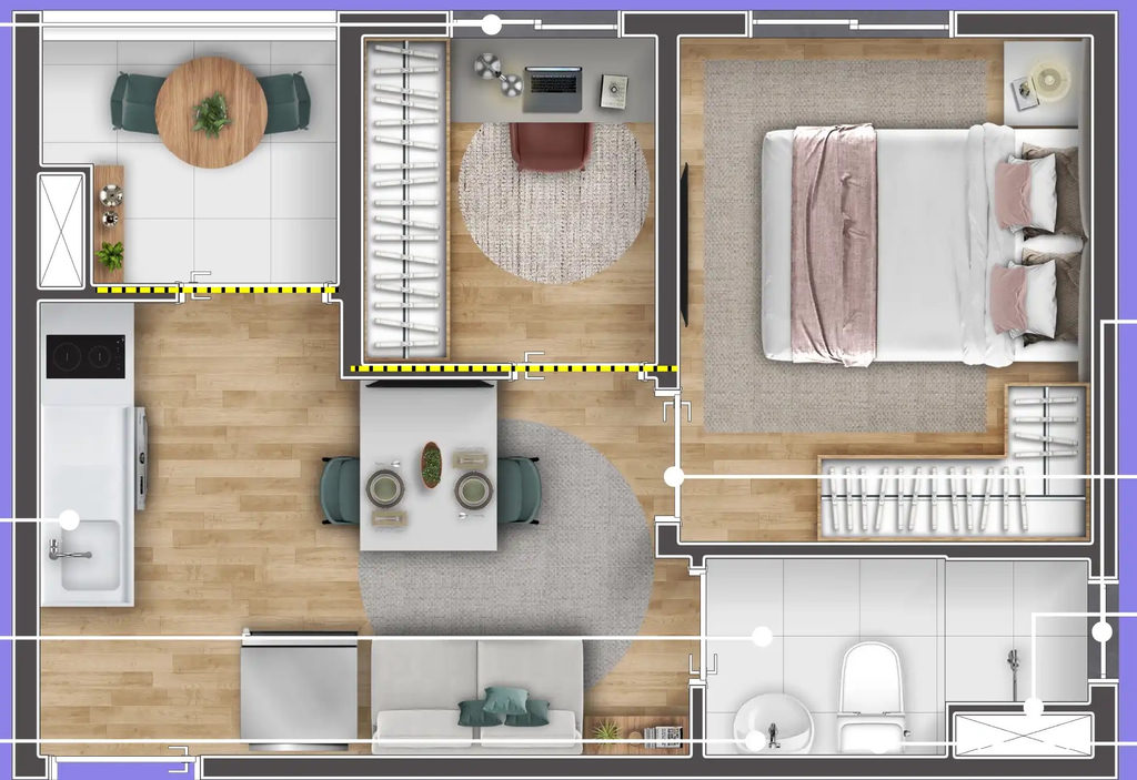 Apartamento, 1 quarto, 16 m² - Foto 9