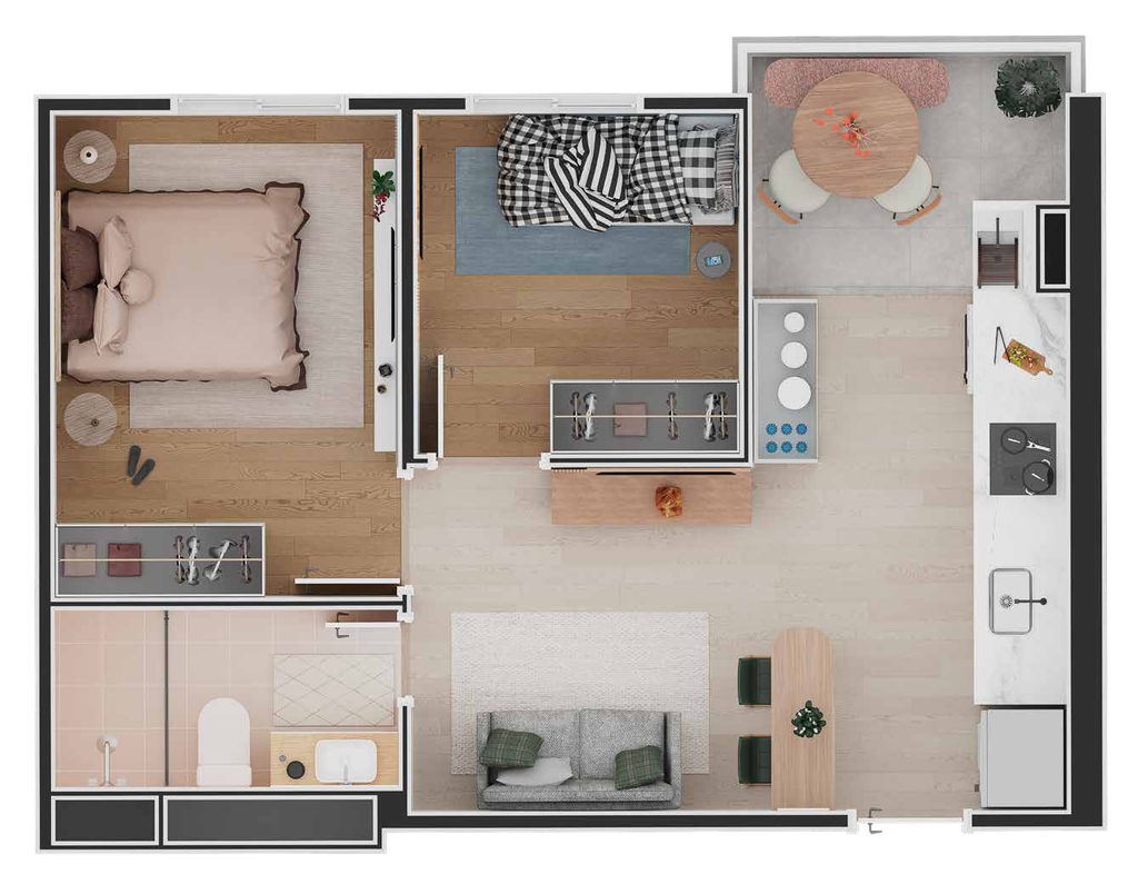 Apartamento, 2 quartos, 43 m² - Foto 21