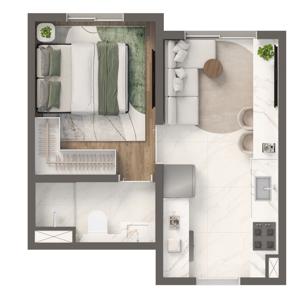 Apartamento, 2 quartos, 31 m² - Foto 25