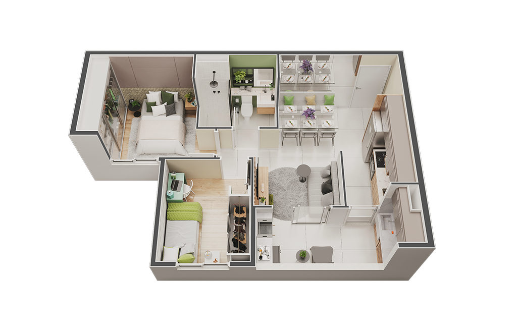 Apartamento, 2 quartos, 45 m² - Foto 24