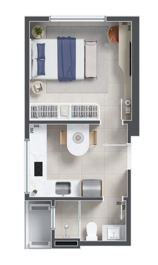 Apartamento, 1 quarto, 31 m² - Foto 33