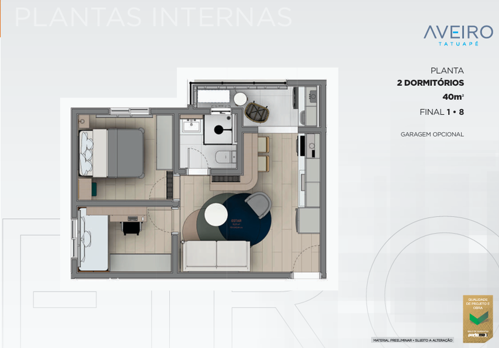 Apartamento, 2 quartos, 50 m² - Foto 21