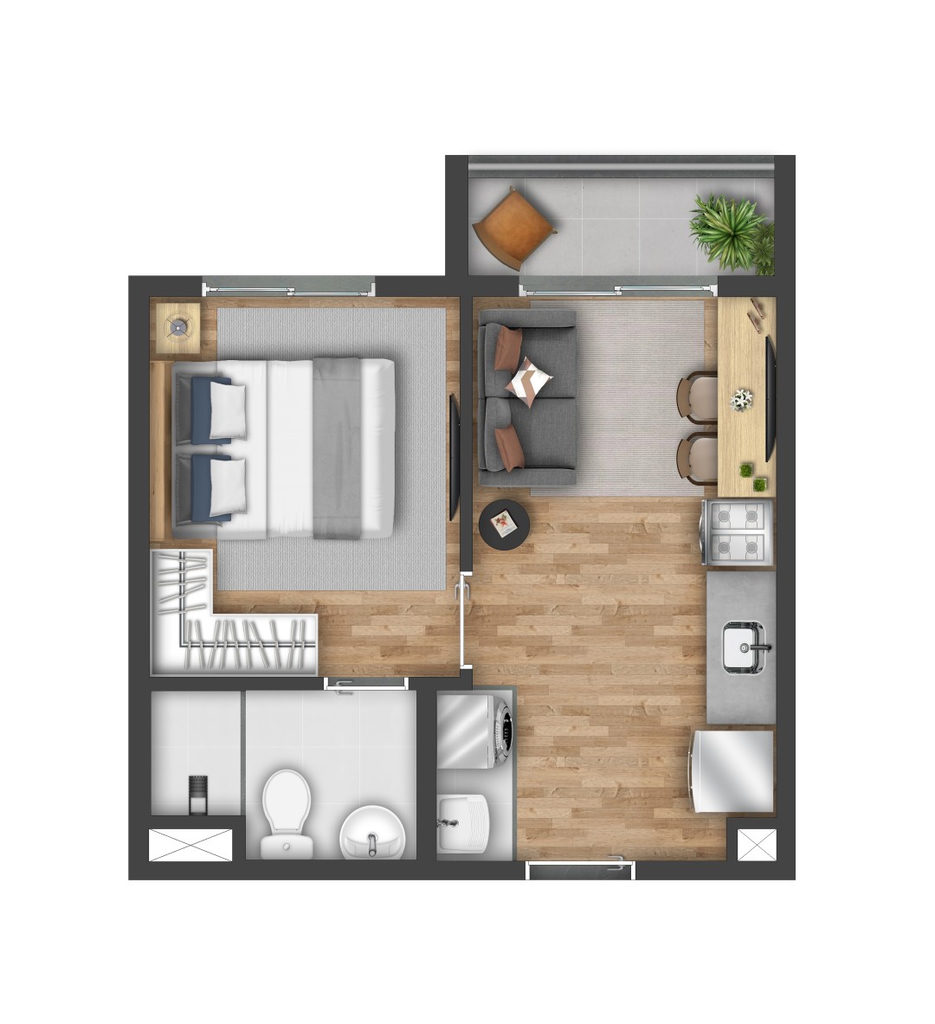 Apartamento, 2 quartos, 38 m² - Foto 17