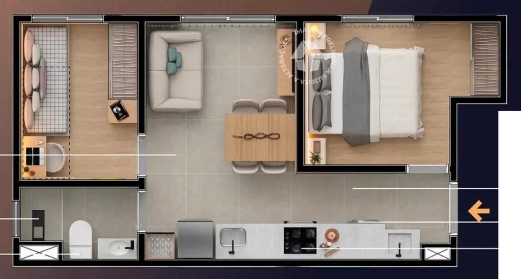 Apartamento, 1 quarto, 24 m² - Foto 34