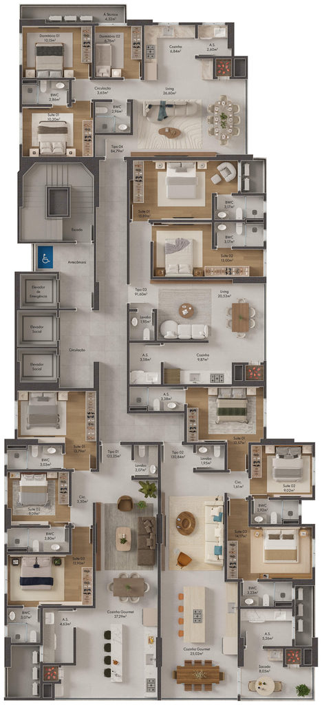 Apartamento, 3 quartos, 84 m² - Foto 21