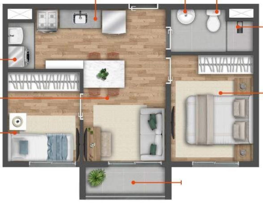 Apartamento, 2 quartos, 31 m² - Foto 23