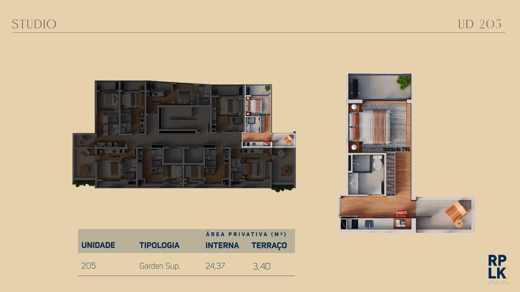Planta - Unidade 205