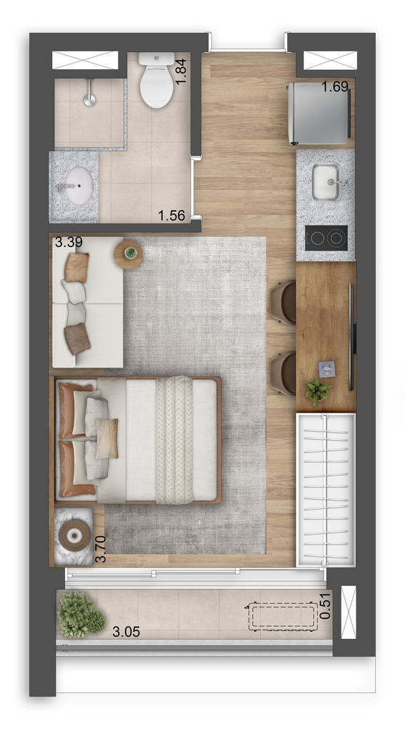 Apartamento, 2 quartos, 48 m² - Foto 32