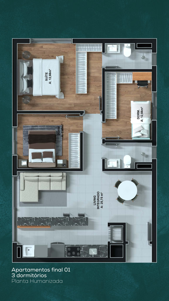 Apartamento, 2 quartos, 83 m² - Foto 15