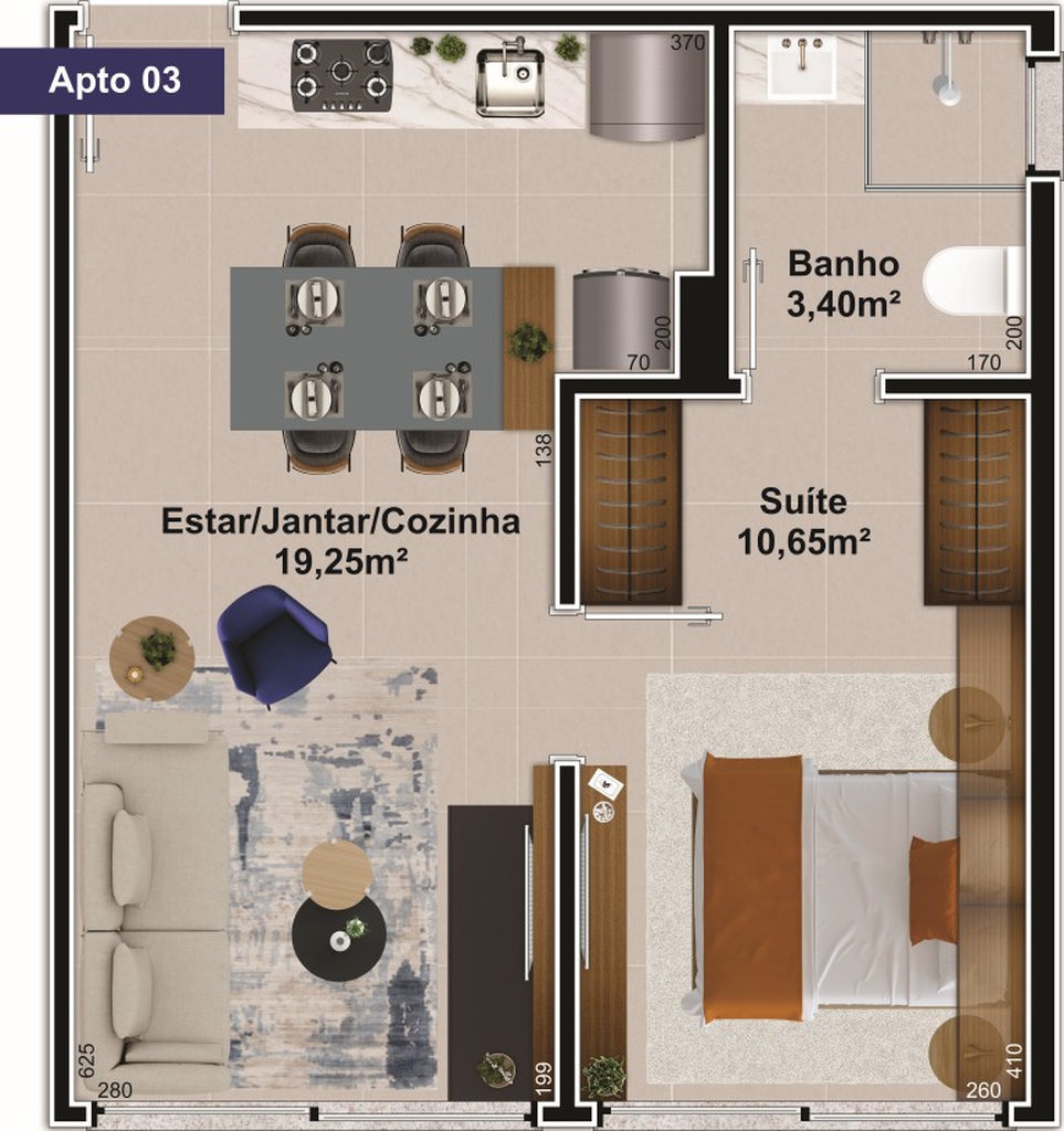 Apartamento, 2 quartos, 62 m² - Foto 24