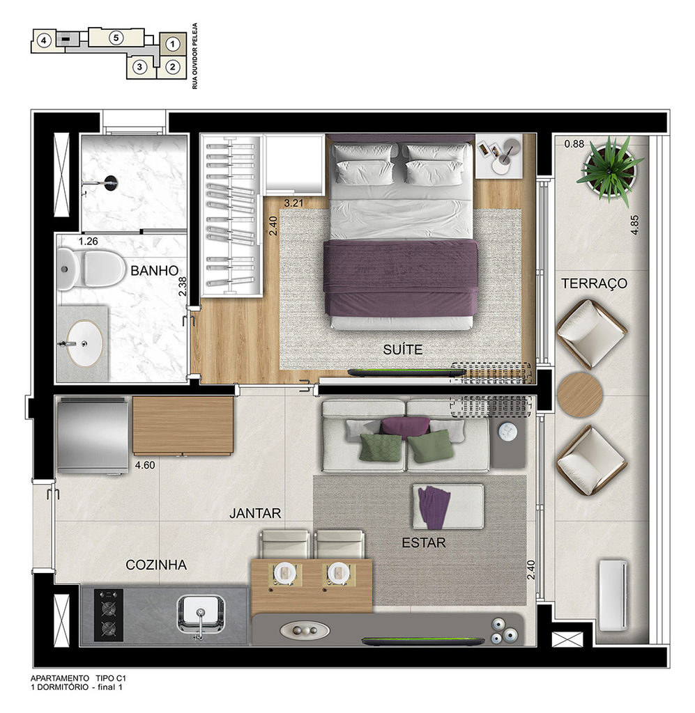 Apartamento, 2 quartos, 52 m² - Foto 25