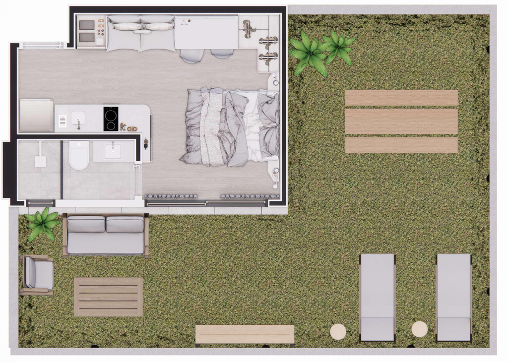 Apartamento, 1 quarto, 28 m² - Foto 18