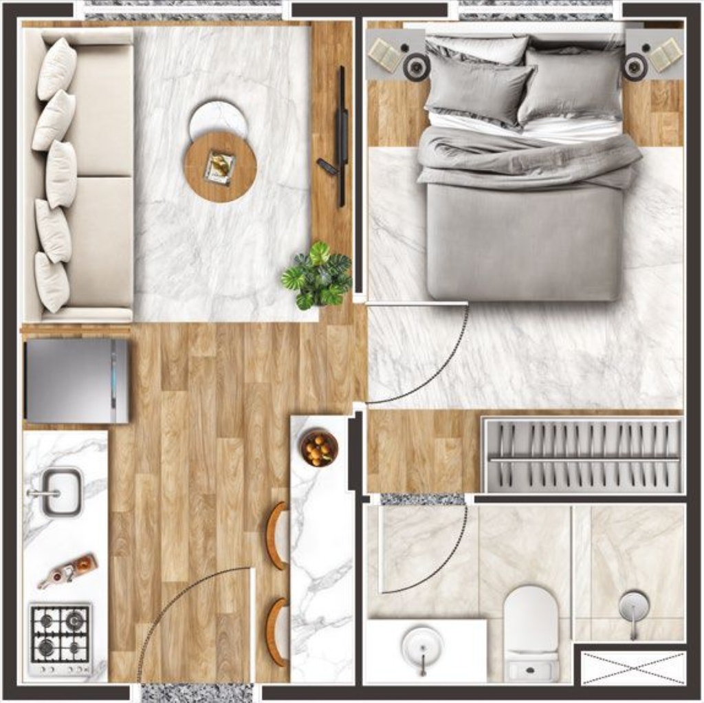 Apartamento, 2 quartos, 36 m² - Foto 40
