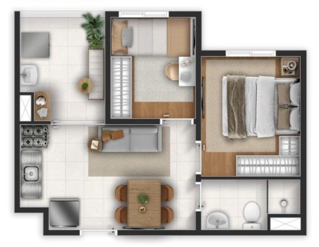 Apartamento, 2 quartos, 37 m² - Foto 15