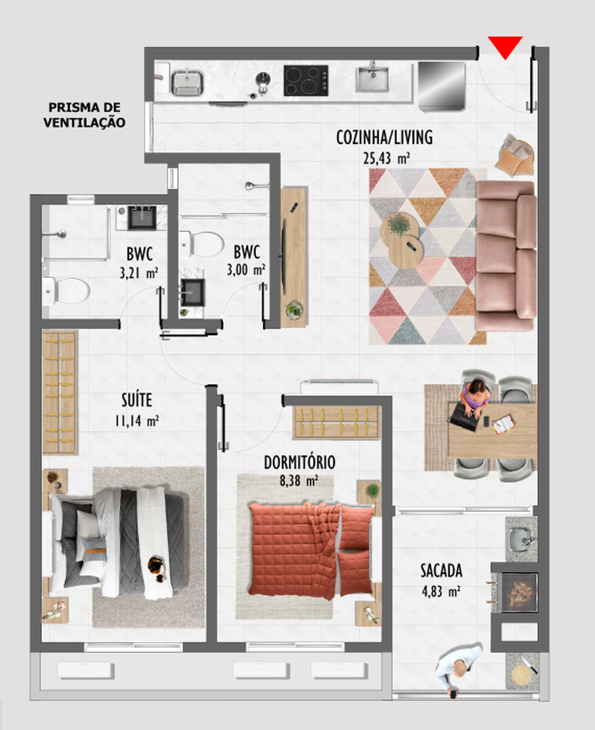 Apartamento, 3 quartos, 110 m² - Foto 13