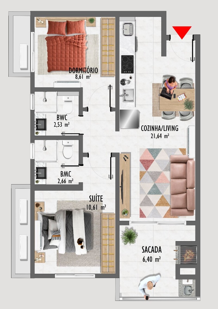 Apartamento, 3 quartos, 110 m² - Foto 6