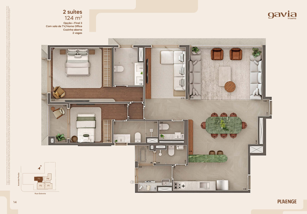 Cobertura, 1 quarto, 149 m² - Foto 32