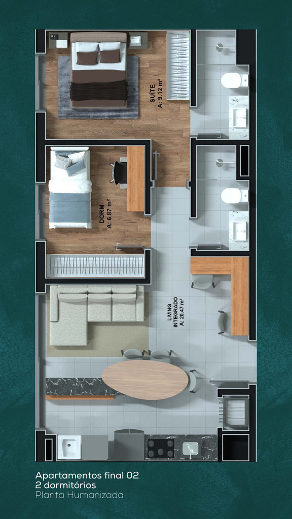 Apartamento, 2 quartos, 83 m² - Foto 16