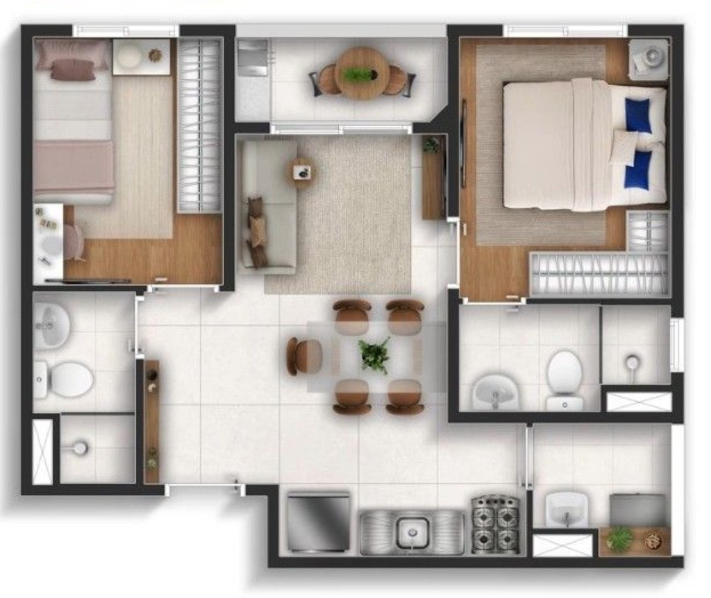 Apartamento, 2 quartos, 37 m² - Foto 18