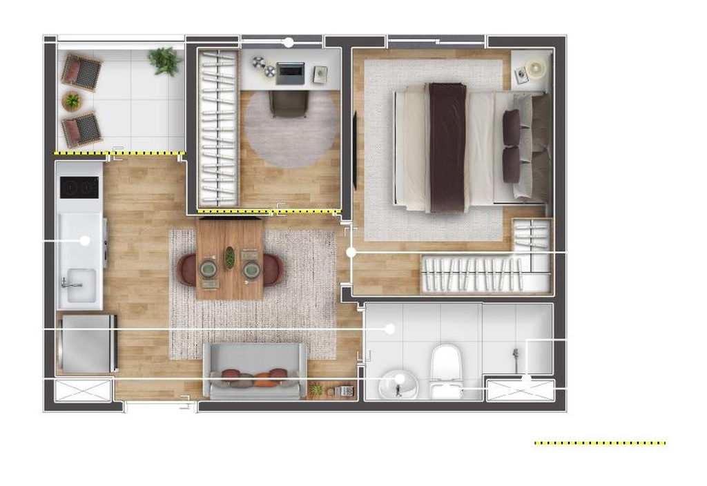 Apartamento, 1 quarto, 40 m² - Foto 19
