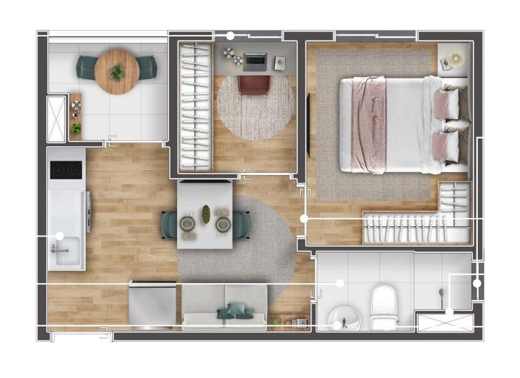 Apartamento, 1 quarto, 40 m² - Foto 20