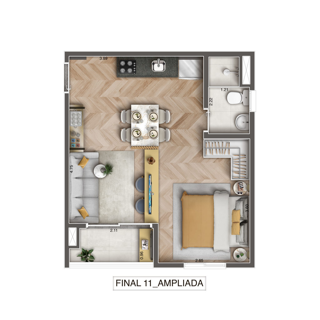 Apartamento, 1 quarto, 33 m² - Foto 27