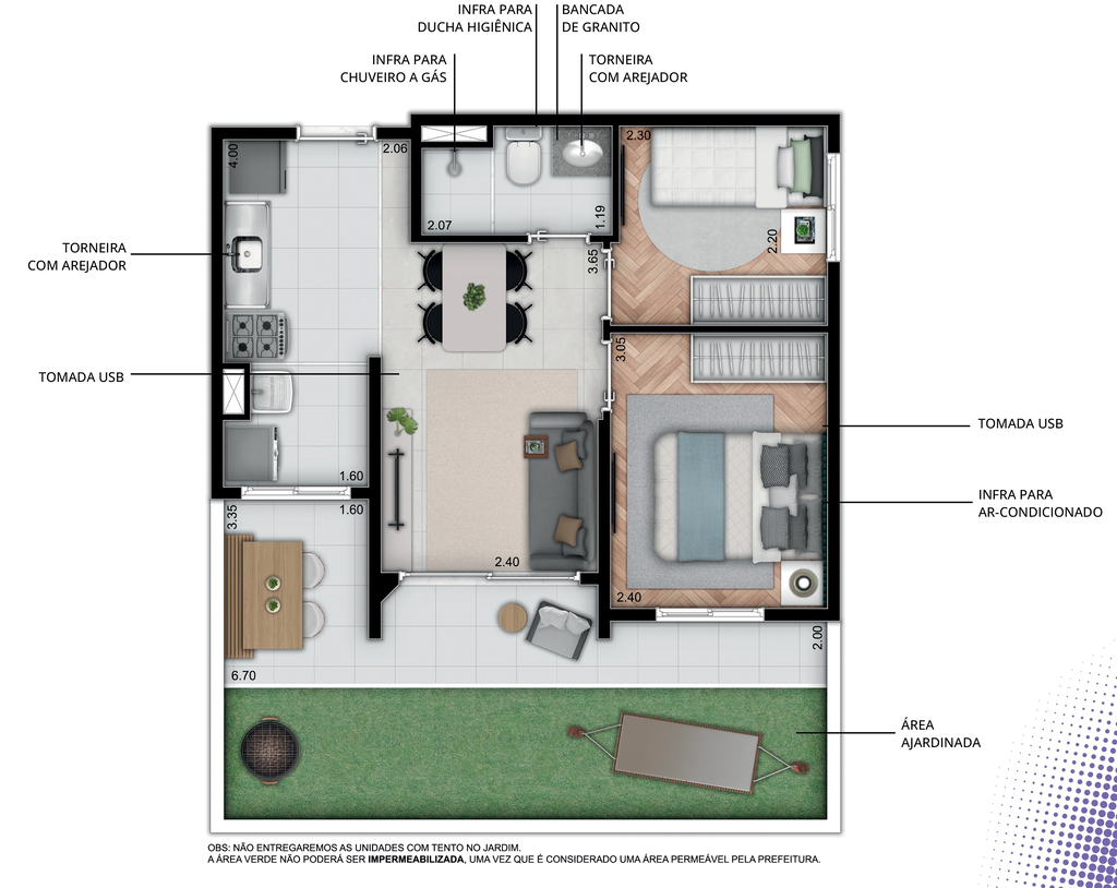 Apartamento, 2 quartos, 36 m² - Foto 26