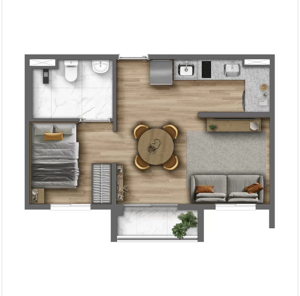 Apartamento, 1 quarto, 32 m² - Foto 25