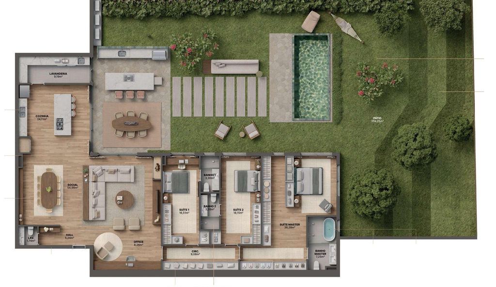Apartamento, 3 quartos, 346 m² - Foto 42