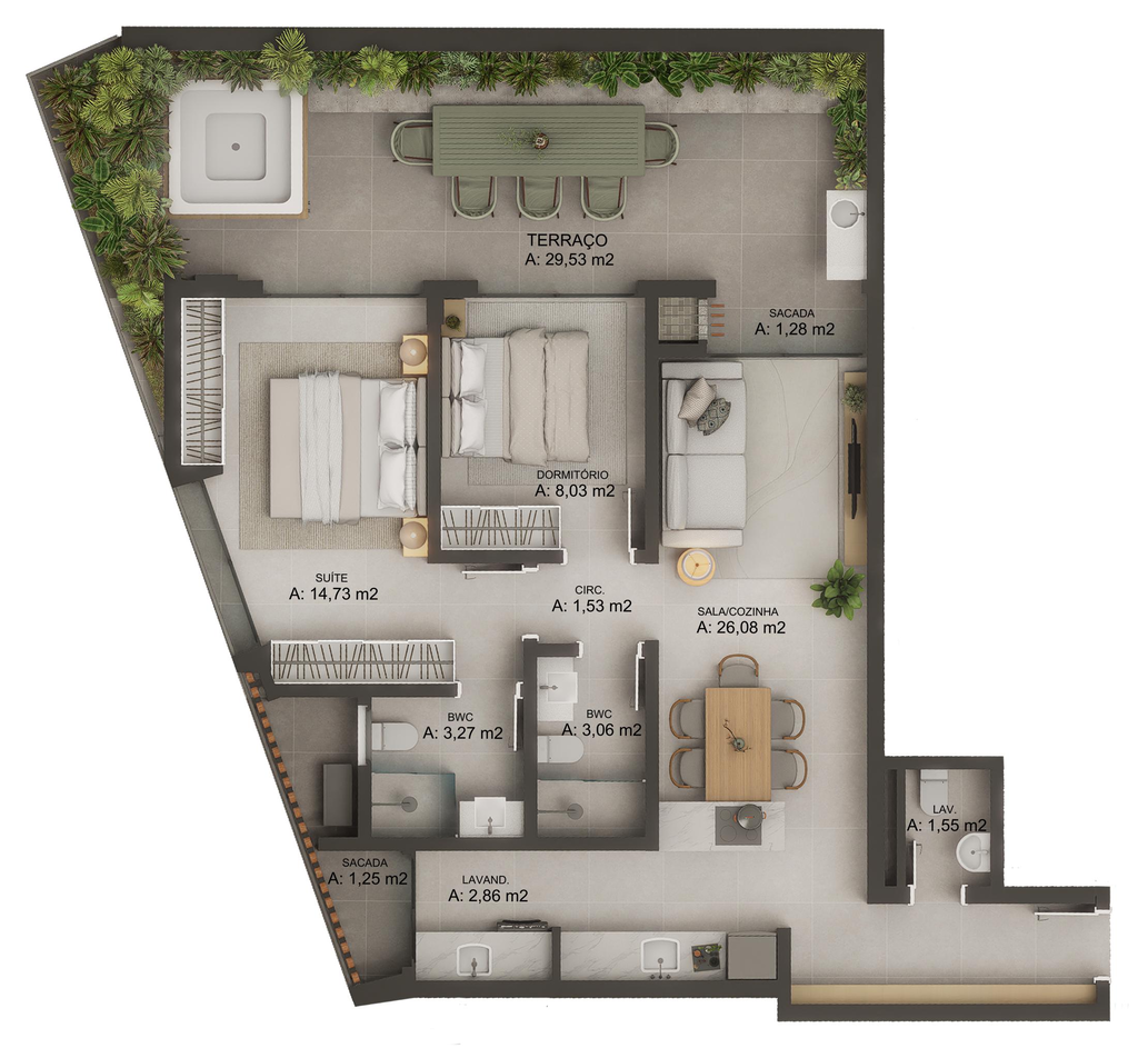 Apartamento, 4 quartos, 117 m² - Foto 39