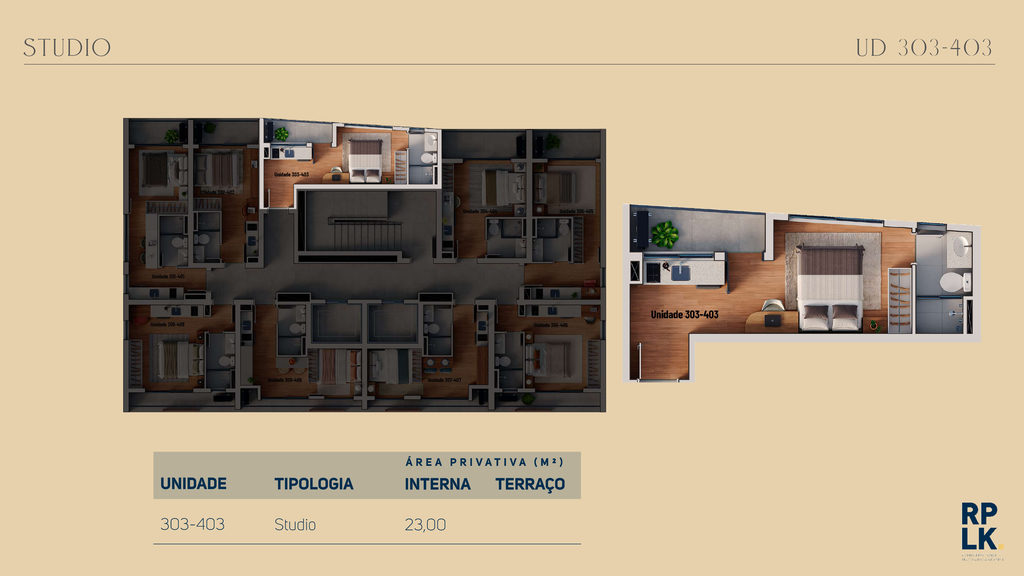 Planta - Unidade 303-403