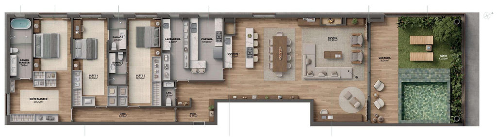 Apartamento, 3 quartos, 346 m² - Foto 30