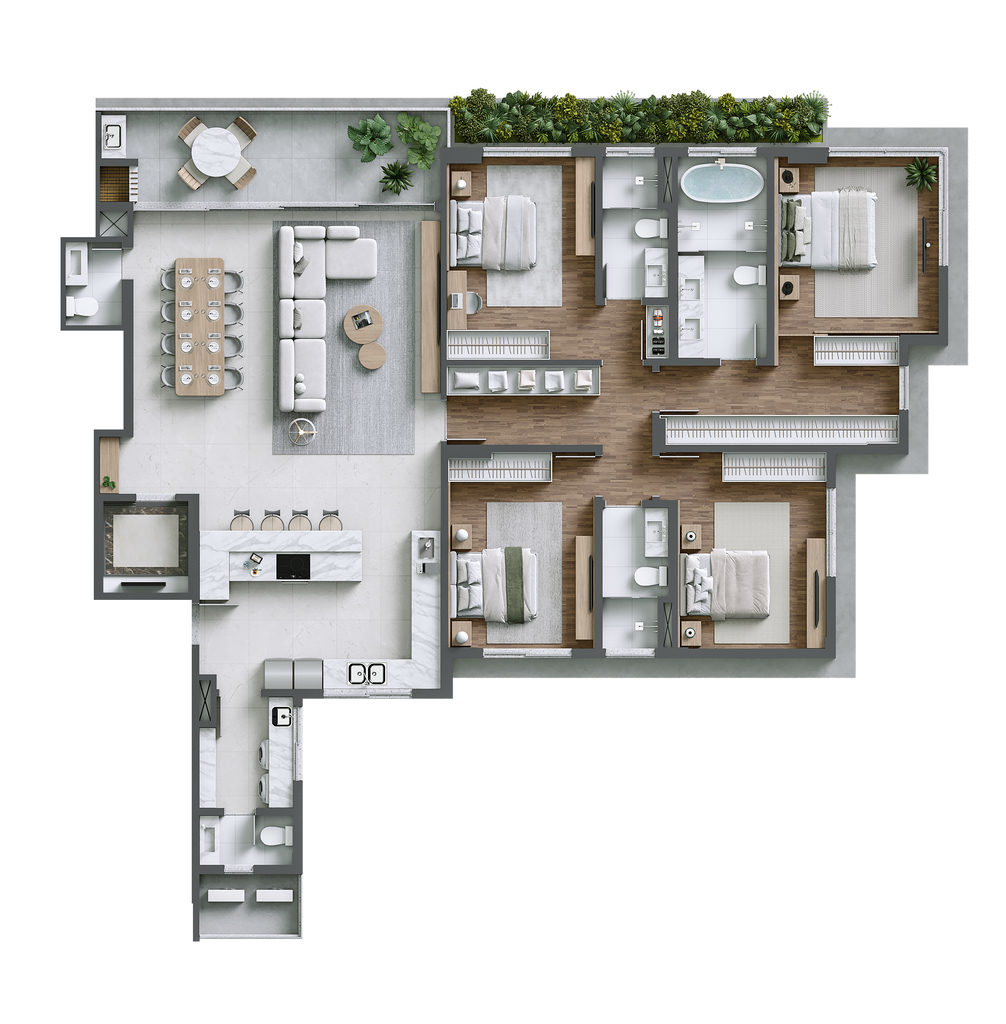 Apartamento, 3 quartos, 162 m² - Foto 42