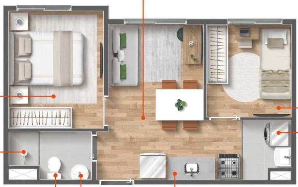 Apartamento, 2 quartos, 31 m² - Foto 21