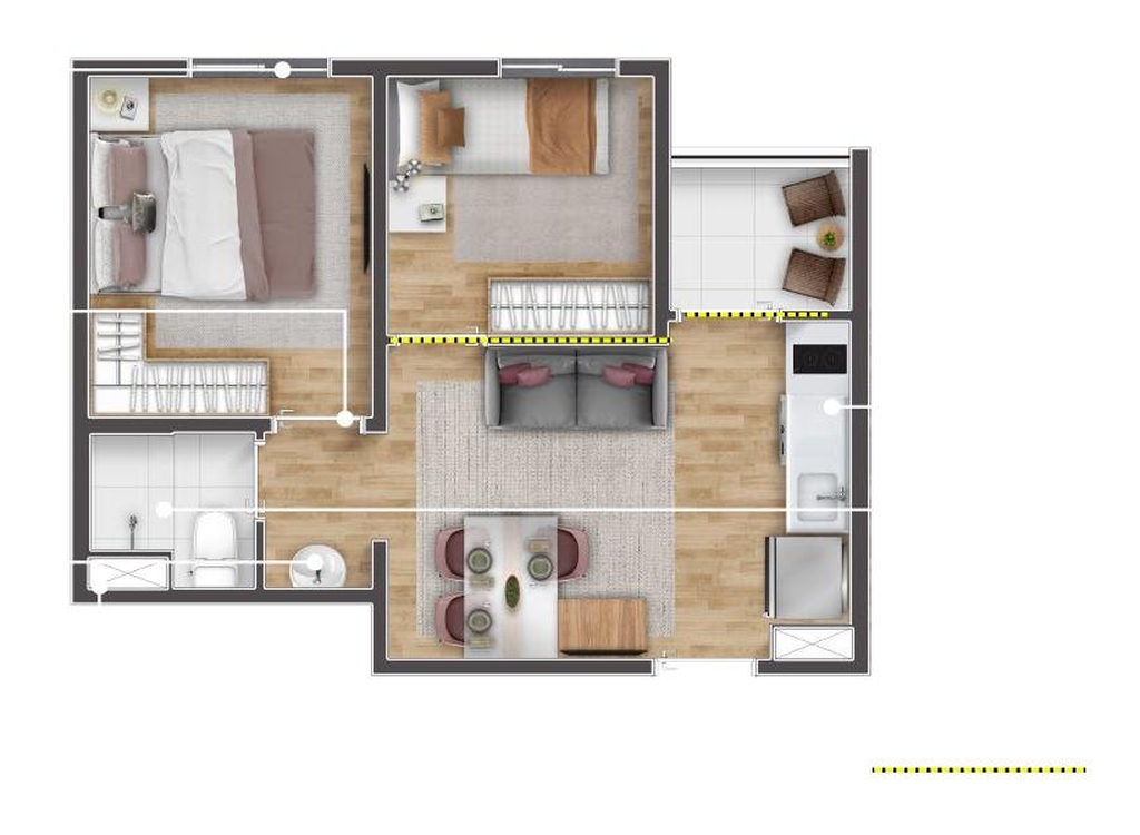 Apartamento, 1 quarto, 40 m² - Foto 21
