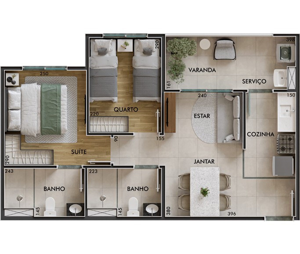 Apartamento, 3 quartos, 62 m² - Foto 26