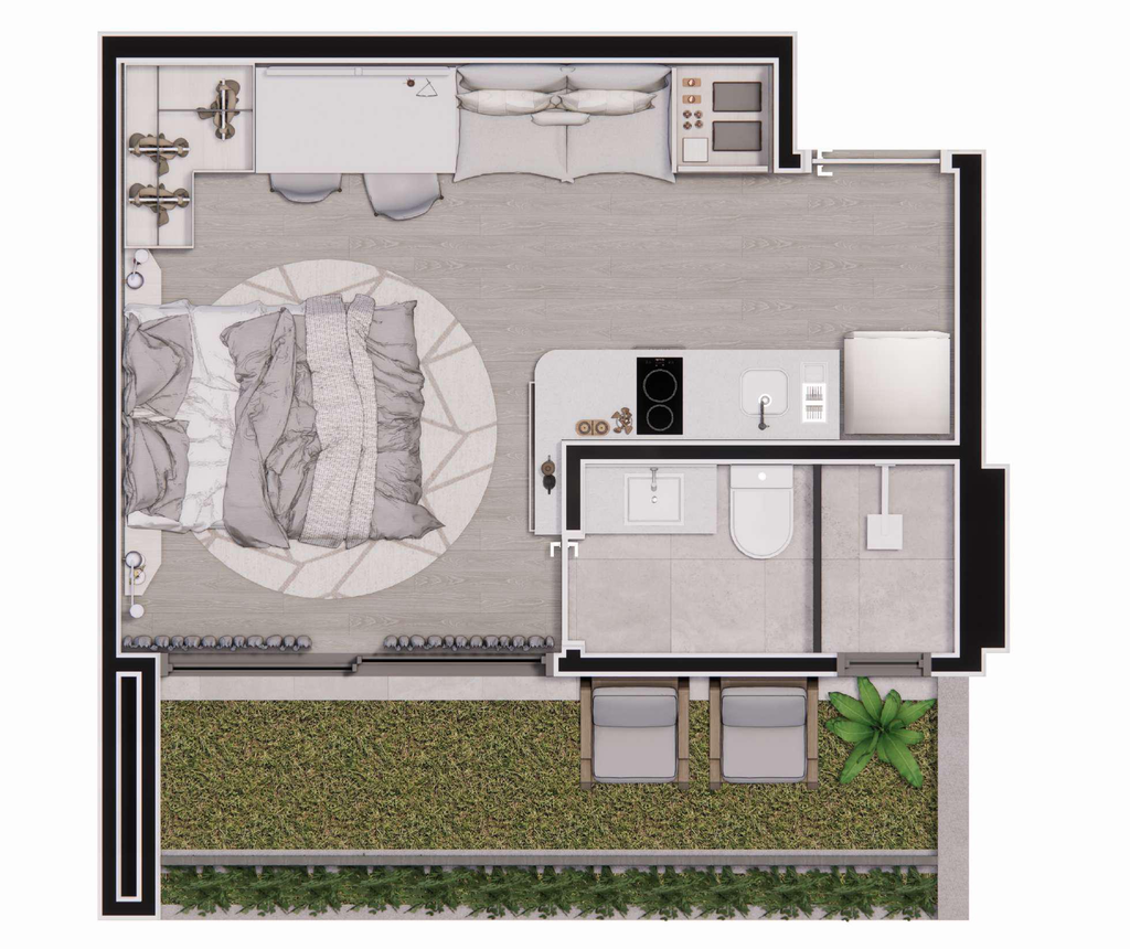 Apartamento, 1 quarto, 28 m² - Foto 15